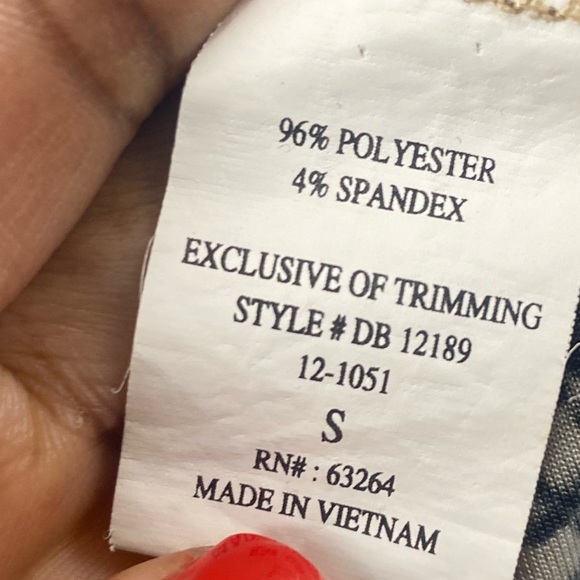 Blouse Top Snakeskin Pattern Small Stretch Ruffle Short Sleeve - Picture 10 of 11